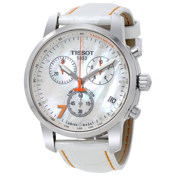 Tissot PRC 200 Danica Patrick Chronograph Diamond Ladies Watch T0144171611600 - The Watches Men & Co