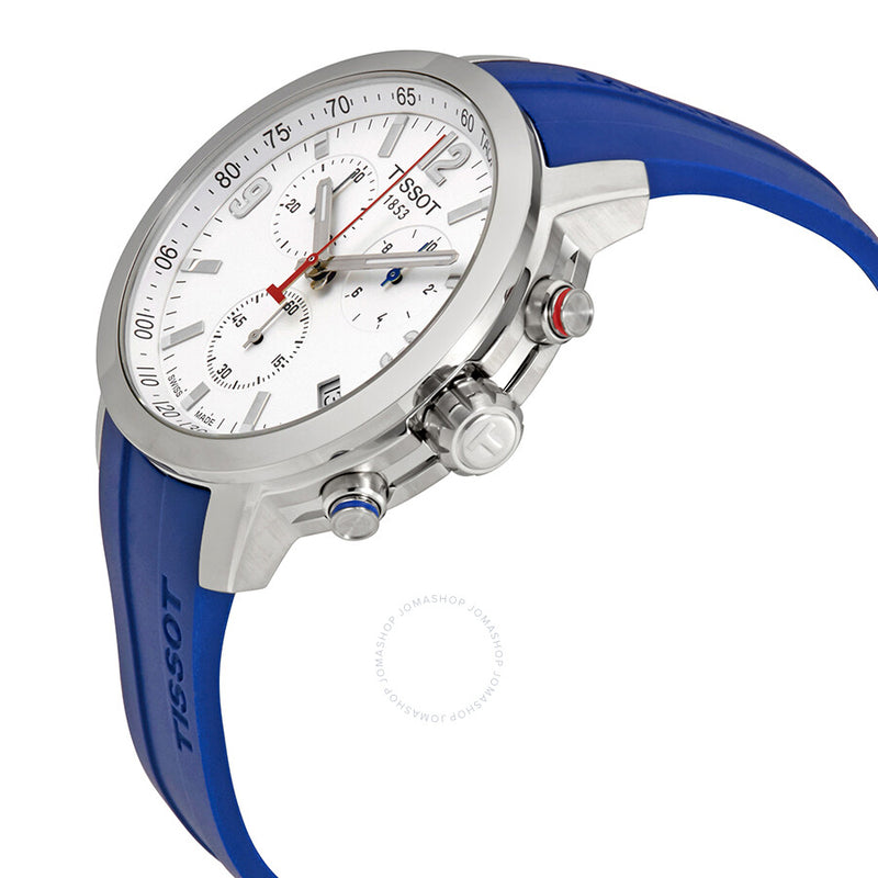 Tissot PRC 200 Ice Hockey Chronograph White Dial Men's Watch T055.417.17.017.02 - The Watches Men & Co #2
