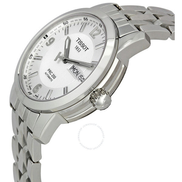 Tissot PRC 200 Men's Watch Automatic Bracelet Silver Dial T014.430.11.037.00 - The Watches Men & Co #2
