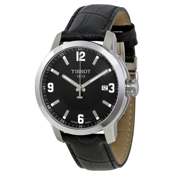 Tissot PRC 200 Quartz Black Dial Men's Watch T0554101605700 - The Watches Men & Co