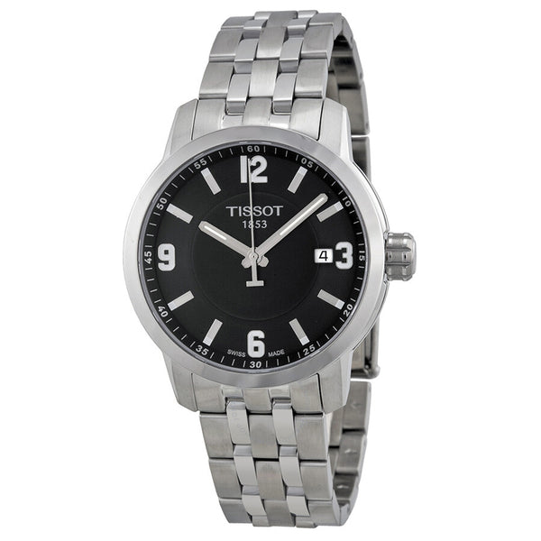 Tissot PRC 200 Quartz Black Dial Men's Watch T0554101105700 - The Watches Men & Co