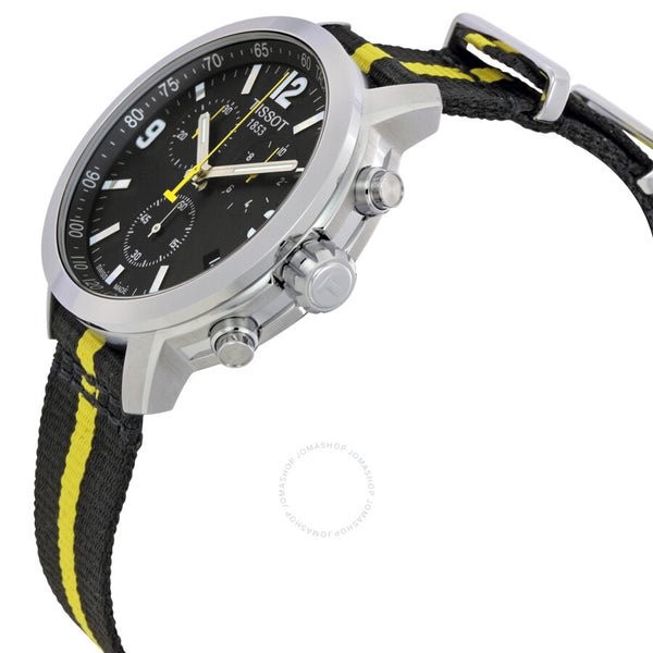 Tissot PRC 200 Tour De France Black Dial Men's Watch T0554171705701 - The Watches Men & Co #2