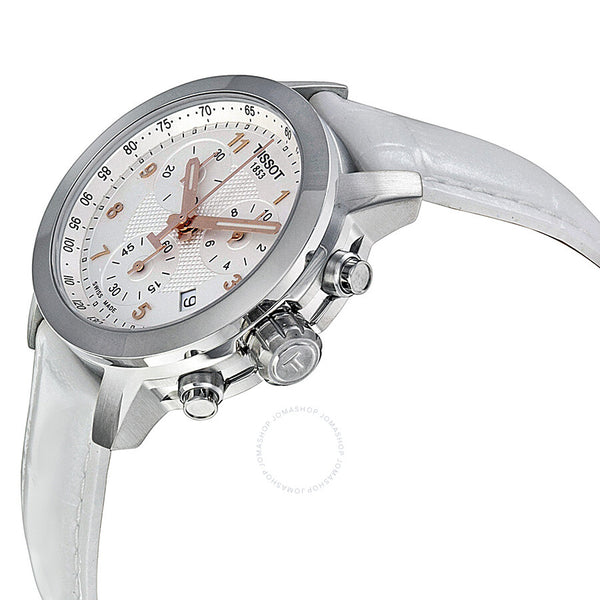 Tissot PRC200 Chronograph Silver Dial Ladies Watch T0552171603201 - The Watches Men & Co #2