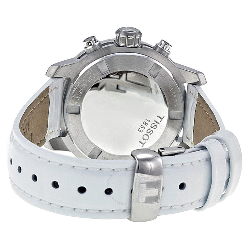 Tissot PRC200 Chronograph Silver Dial Ladies Watch T0552171603201 - The Watches Men & Co #3