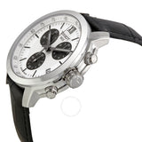 Tissot PRC200 Chronograph White Dial Black Leather Men's Watch T0554171603800 - The Watches Men & Co #2