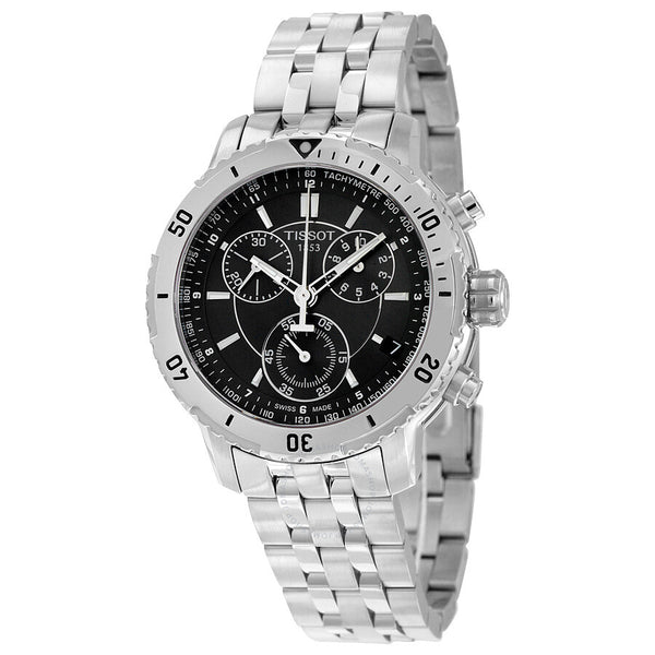 Tissot PRS 200 Chronograph Black Dial Men's Watch T0674171105100 - The Watches Men & Co
