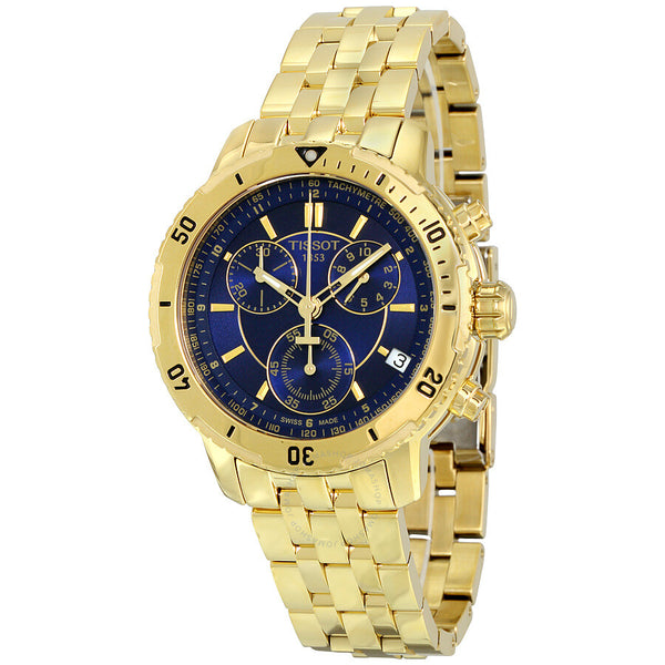 Tissot PRS 200 Chronograph Blue dial Men's Watch T067.417.33.041.00 - The Watches Men & Co