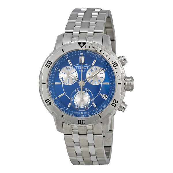Tissot PRS 200 Chronograph Blue Dial Sport Men's Watch T0674171104100 - The Watches Men & Co