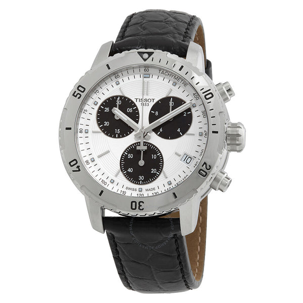 Tissot PRS 200 Chronograph Quartz Silver Dial Men's Watch T0674171603100 - The Watches Men & Co