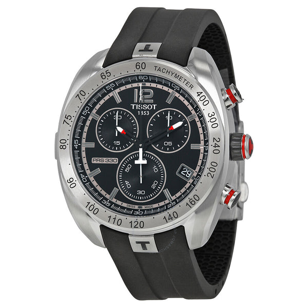 Tissot PRS 330 Chronograph Black Dial Men's Watch T0764171705700 - The Watches Men & Co