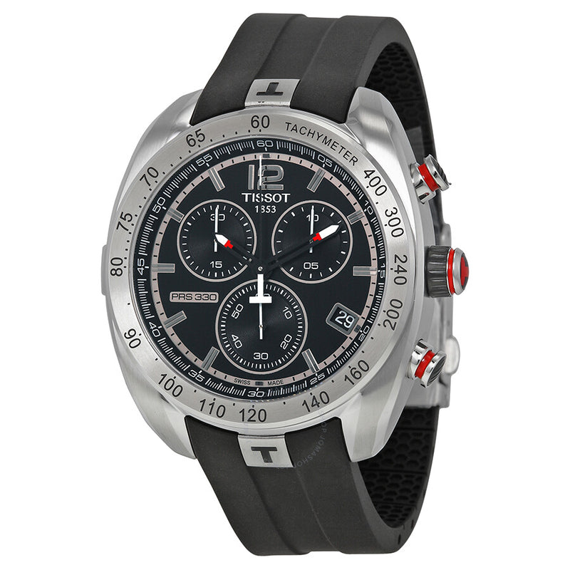 Tissot PRS 330 Chronograph Black Dial Men's Watch T0764171705700 - The Watches Men & Co