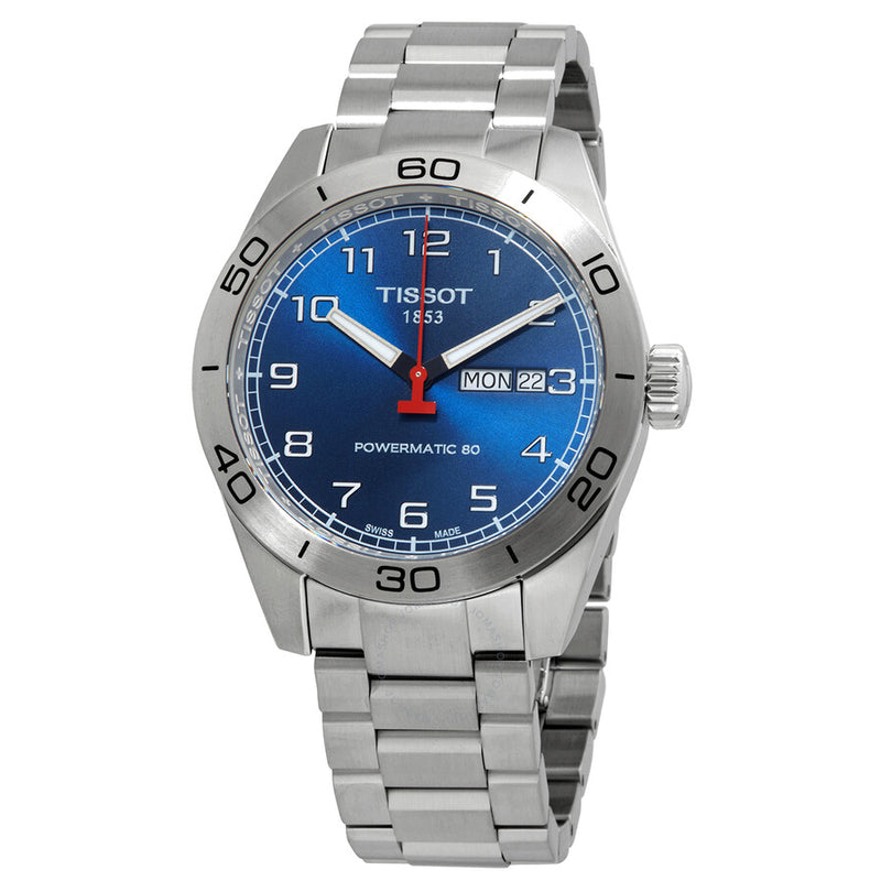 Tissot PRS 516 Powermatic 80 Automatic Blue Dial Men's Watch T131.430.11.042.00 - The Watches Men & Co