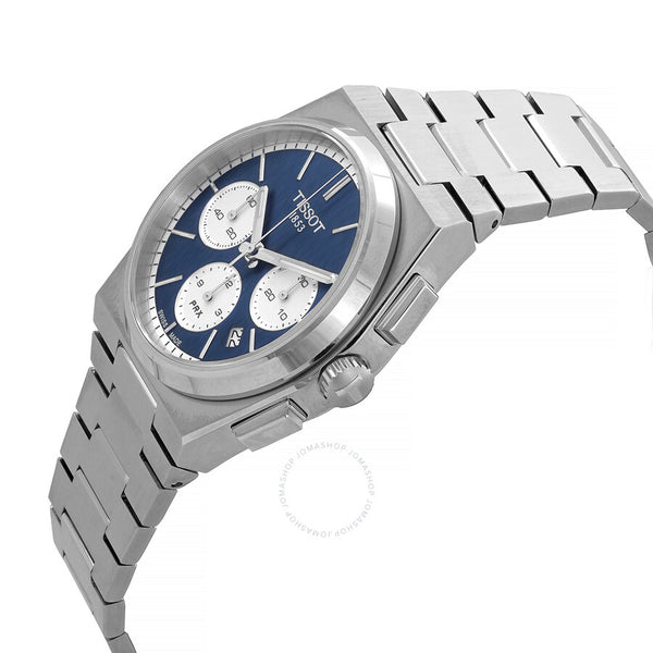 Tissot PRX Chronograph Automatic Blue Dial Men's Watch T1374271104100 - The Watches Men & Co #2