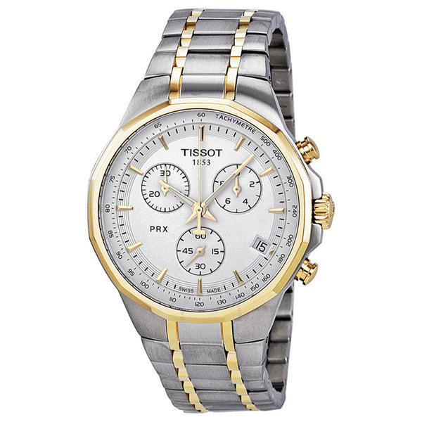 Tissot PRX Classic Chronograph Two-tone Men's Watch T0774172203100 - The Watches Men & Co
