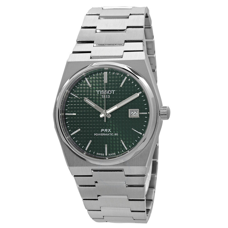 Tissot PRX Powermatic 80 Automatic Green Dial Men's Watch T137.407.11.091.00 - The Watches Men & Co