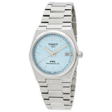 Tissot PRX Powermatic 80 Automatic Ice Blue Dial Ladies Watch T1372071135100 - The Watches Men & Co