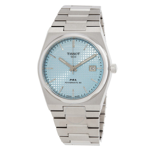Tissot PRX Powermatic 80 Automatic Ice Blue Dial Men's Watch T137.407.11.351.00 - The Watches Men & Co