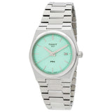 Tissot PRX Quartz Light Green 35mm Dial Ladies Watch T1372101109100 - The Watches Men & Co