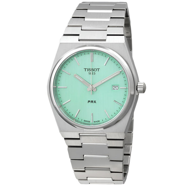 Tissot PRX Quartz Light Green Dial Men's Watch T137.410.11.091.01 - The Watches Men & Co