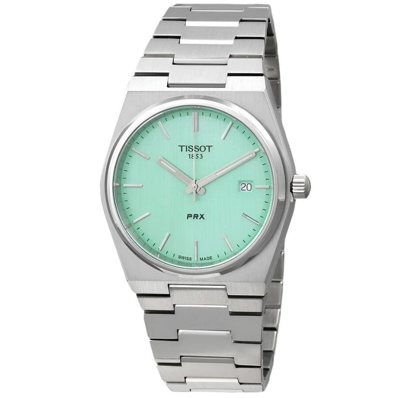 Tissot PRX Quartz Light Green Dial Men's Watch T137.410.11.091.01 - The Watches Men & Co