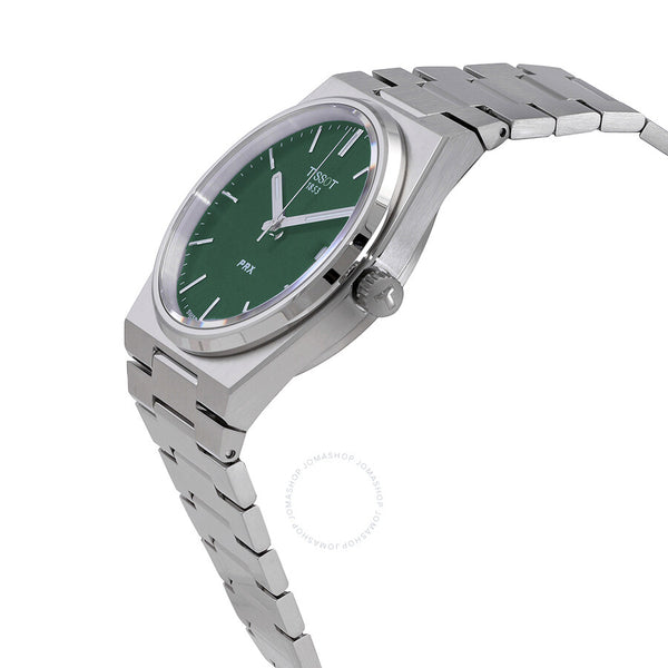 Tissot PRX T-Classic Quartz Green Dial Men's Watch T1374101109100 - The Watches Men & Co #2