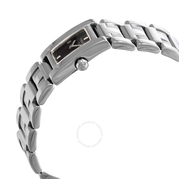 Tissot Quartz Black Dial Ladies Watch T63.1.185.51 - The Watches Men & Co #2