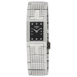 Tissot Quartz Black Dial Stainless Steel Ladies Watch T04.1.185.51 - The Watches Men & Co