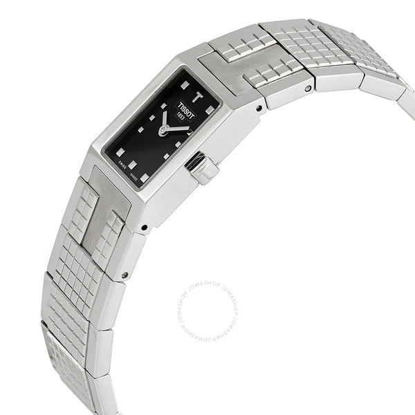 Tissot Quartz Black Dial Stainless Steel Ladies Watch T04.1.185.51 - The Watches Men & Co #2