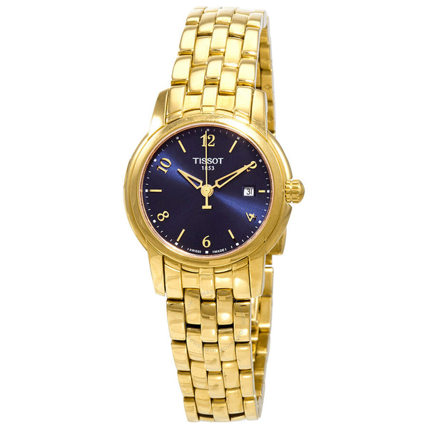 Tissot Quartz Blue Dial Ladies Watch T97.5.181.42 - The Watches Men & Co