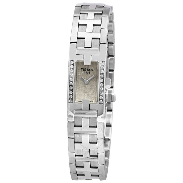Tissot Quartz Diamond Silver Dial Ladies Watch T50.1.385.30 - The Watches Men & Co