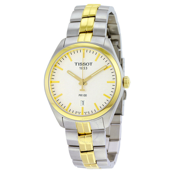 Tissot Quartz Silver Dial Two-tone Men's Watch T1014102203100 - The Watches Men & Co