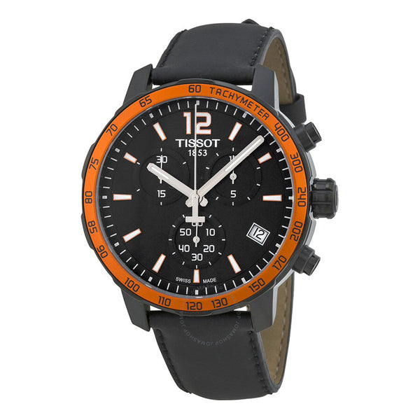 Tissot Quickster Chronograph Black Dial Men's Watch T095.417.36.057.01 - The Watches Men & Co