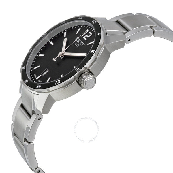 Tissot Quickster Black Dial Stainless Steel Men's Watch T0954101105700 - The Watches Men & Co #2