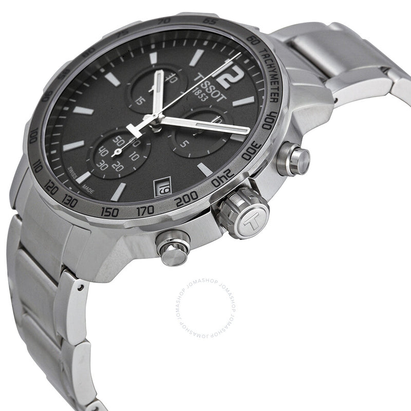 Tissot Quickster Chronograph Anthracite Dial Men's Watch T0954171106700 - The Watches Men & Co #2