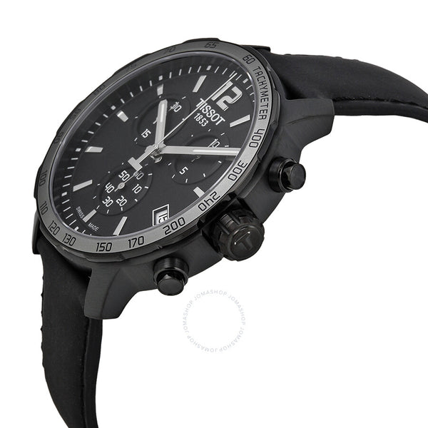 Tissot Quickster Chronograph Black Dial Men's Watch T0954173605702 - The Watches Men & Co #2