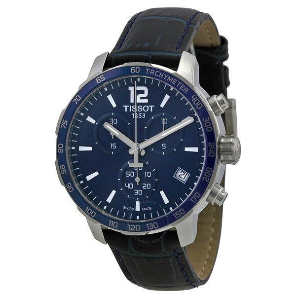 Tissot Quickster Chronograph Blue Dial Men's Watch  T0954171604700 - The Watches Men & Co
