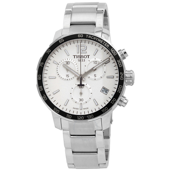 Tissot Quickster Chronograph Quartz Silver Dial Men's Watch T095.417.11.037.02 - The Watches Men & Co