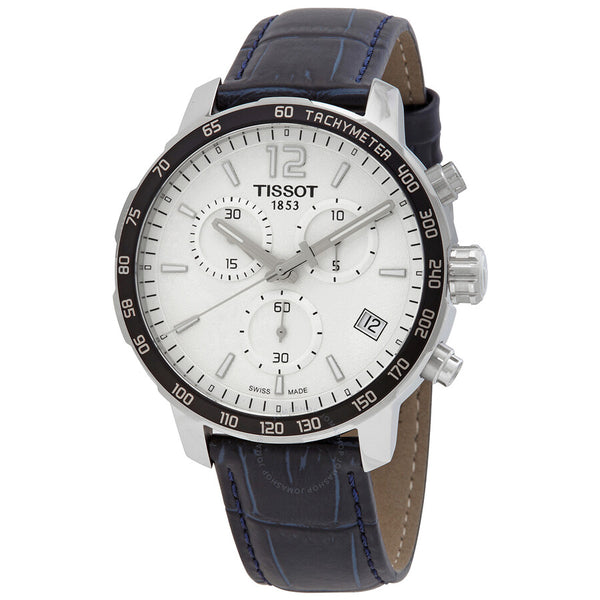 Tissot Quickster Chronograph Quartz Silver Dial Men's Watch T0954171603703 - The Watches Men & Co