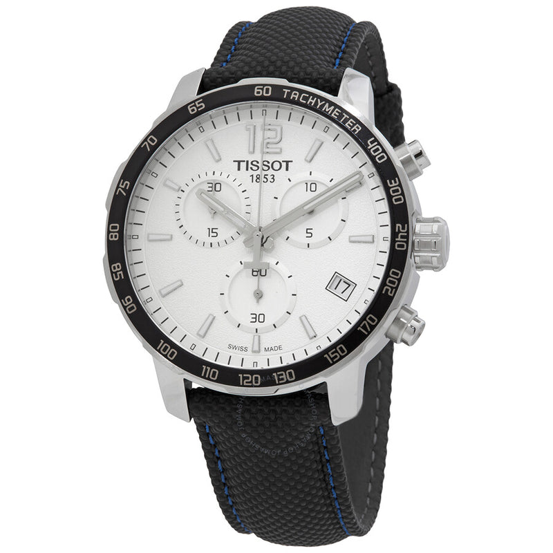 Tissot Quickster Chronograph Quartz Silver Dial Men's Watch T0954171703737 - The Watches Men & Co