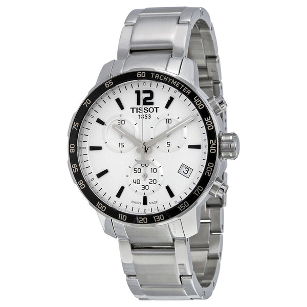 Tissot Quickster Chronograph Silver Dial Men's Watch T0954171103700 - The Watches Men & Co