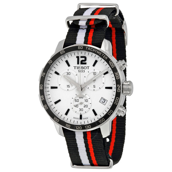 Tissot Quickster Chronograph Silver Dial Men's Watch T0954171703701 - The Watches Men & Co