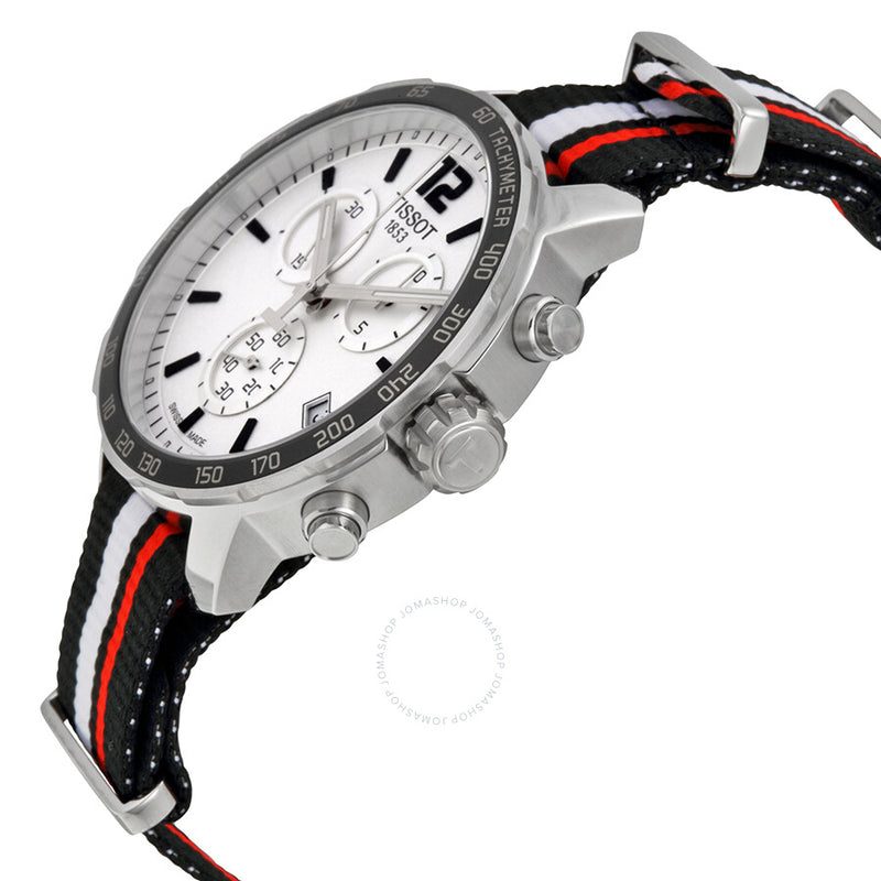 Tissot Quickster Chronograph Silver Dial Men's Watch T0954171703701 - The Watches Men & Co #2