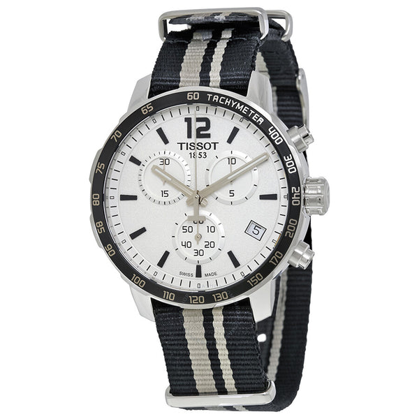 Tissot Quickster Chronograph Silver Dial Men's Watch T0954171703710 - The Watches Men & Co