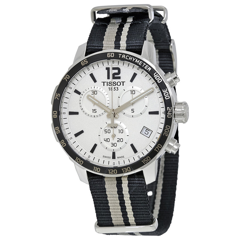 Tissot Quickster Chronograph Silver Dial Men's Watch T0954171703710 - The Watches Men & Co