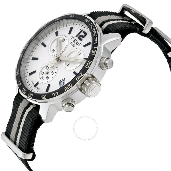 Tissot Quickster Chronograph Silver Dial Men's Watch T0954171703710 - The Watches Men & Co #2