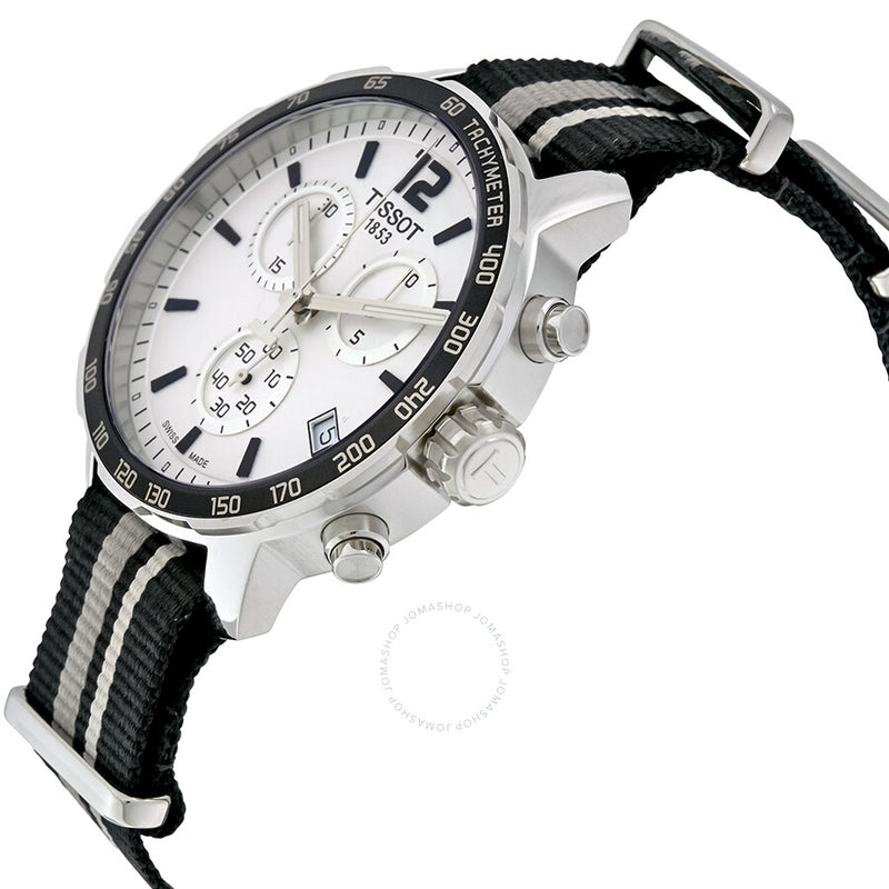 Tissot Quickster Chronograph Silver Dial Men's Watch T0954171703710 - The Watches Men & Co #2