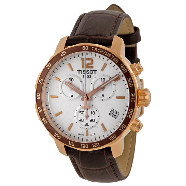 Tissot Quickster Chronograph White Dial Men's Watch T0954173603700 - The Watches Men & Co