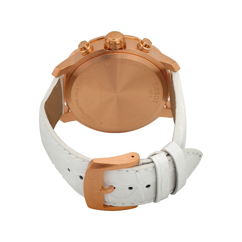 Tissot Quickster Chronograph Mother of Pearl Dial Ladies Watch T095.417.36.117.00 - The Watches Men & Co #3