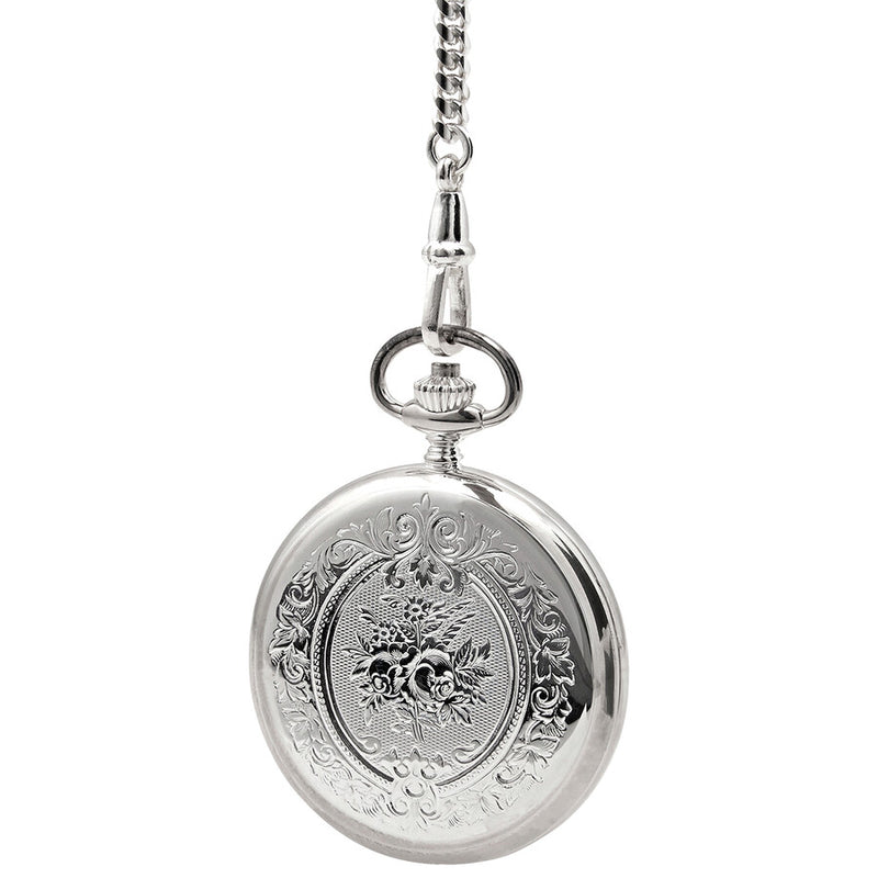 Tissot Savonnette Hand Wind White Dial Men's Pocket Watch T83.1.406.12 - The Watches Men & Co #4