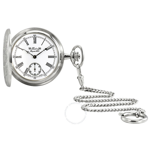 Tissot Savonnette Silver Dial Hand Wound Pocket Watch T83.6.454.13 - The Watches Men & Co